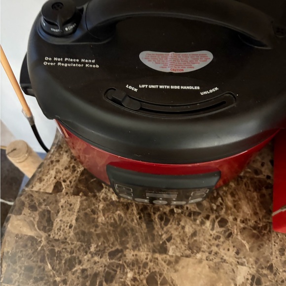 Cook's Essentials Red Multi-Cooker - Picture 2 of 2